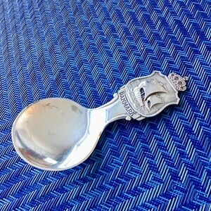 Denmark Tea Caddy Spoon Vintage Silverplate